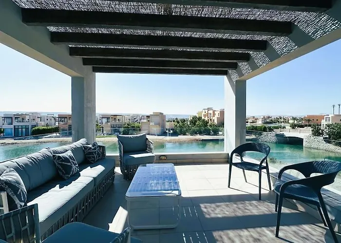 Luminous 4br Villa, Free Pool & Lagoon Access At Gouna Villa Hurgada